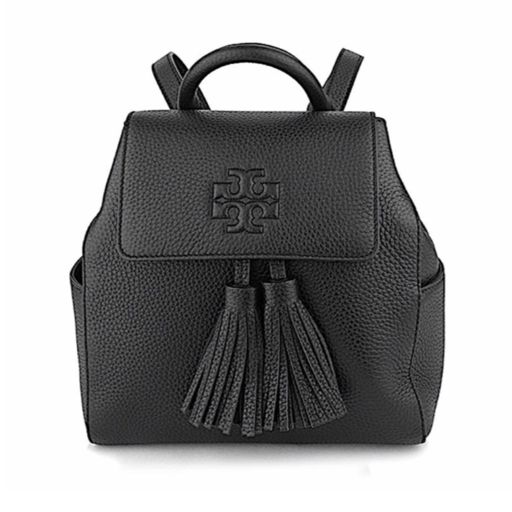 Tory Burch Thea Mini Backpack Black New Leather